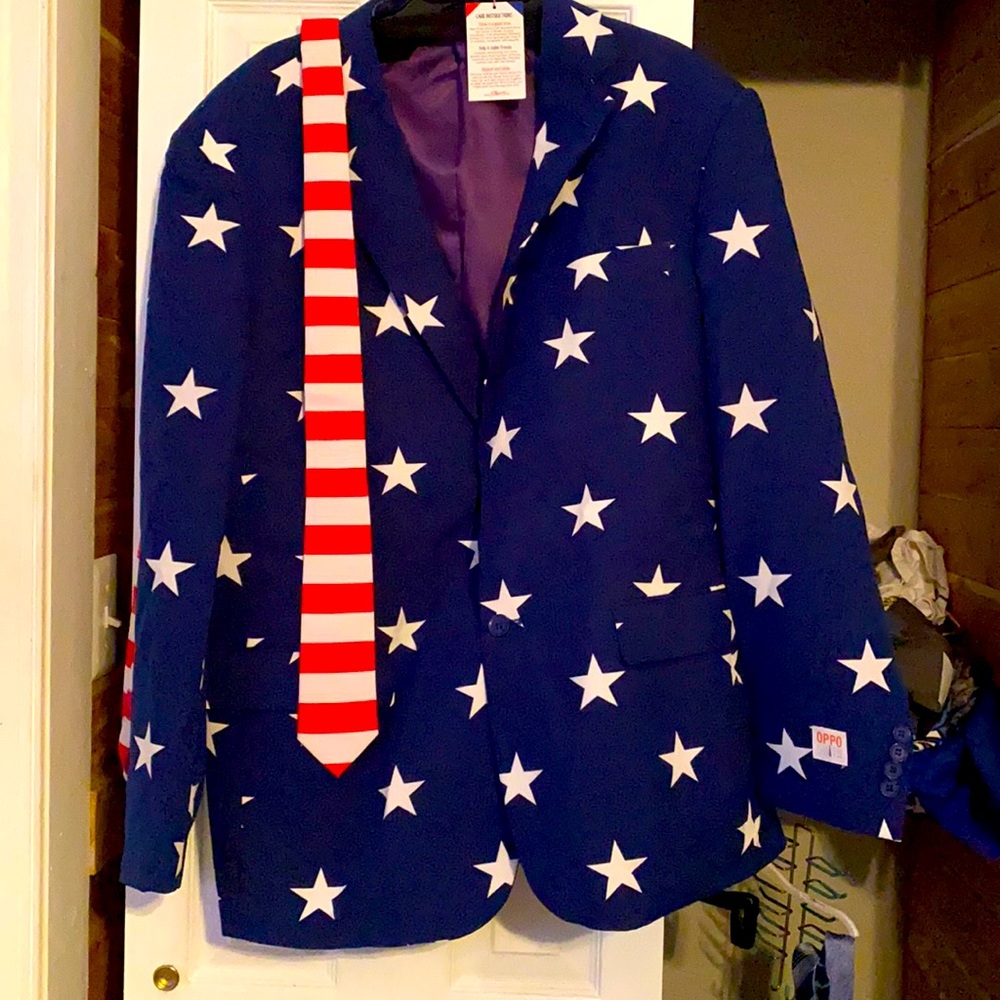 Shinesty American Flag suit